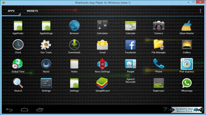 تحميل برنامج BlueStacks لويندوز 7 32bit